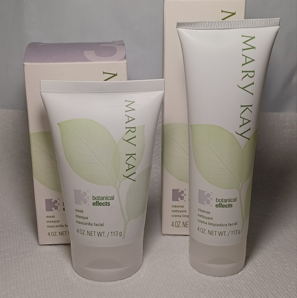 NEW Mary Kay Botanical Effects Mask  And Cleanse #3 For Oily and Sensitive Skin
